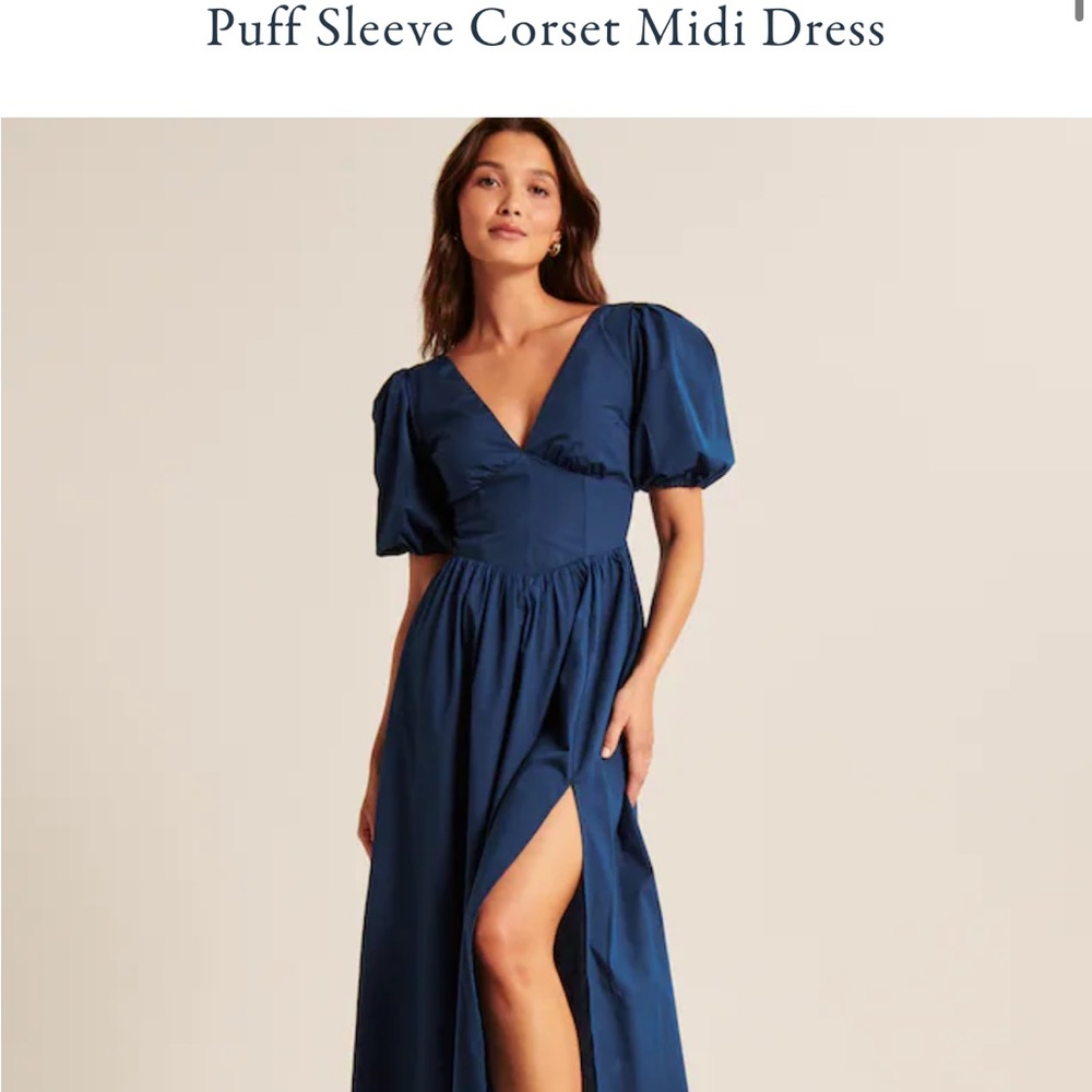 Abercrombie Midi Corset Dress